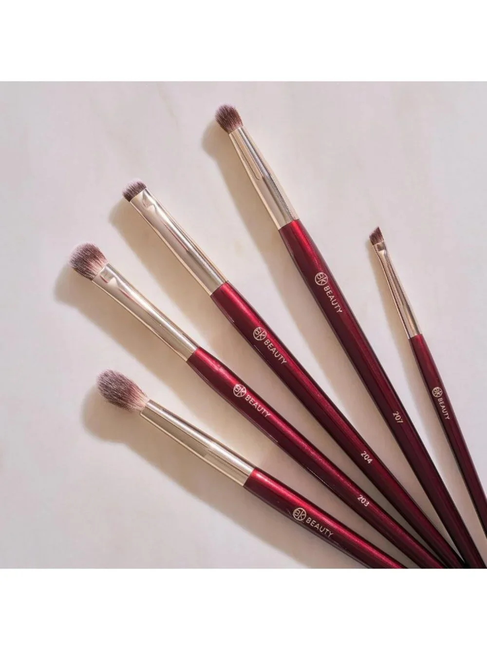 5-Piece Eyeshadow Brush Set for Hooded & Smaller Eyes | Blending, Smudging